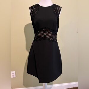 BCBGMaxAzria Black Lace Dress‎